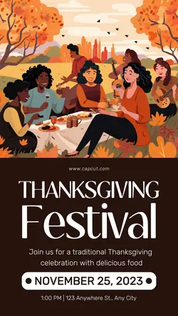 Thanksgiving Festival Tiktok Story
