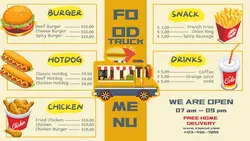 food menu twitter post