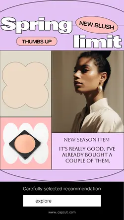 Beauty & Personal care Sales promotion Blush weak marketing