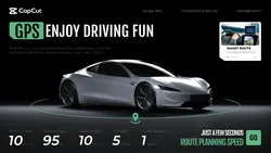 Auto parts Car navigation Publicity Simple