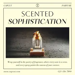 Beauty and Personal Care Parfum Display Instagram Post Minimalist Style