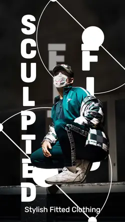Sculpted fits Fashion Magazine Cover
