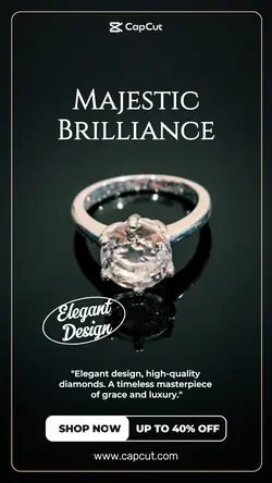 Jewelry & Accecories Product Display Luxury Rings Diamond