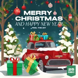 Happy Christmas Day Greeting Linkedin Post