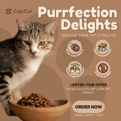 PETS - CAT FOOD AD PROMOTION