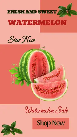 Food and Beverage watermelon ig story