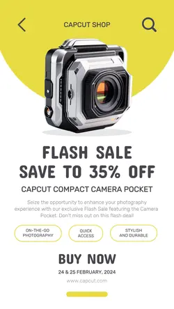 Electronics Camera Sale Instagram Story