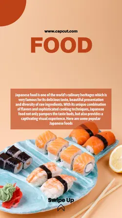 Food & Beverage Pink White Instagram Story