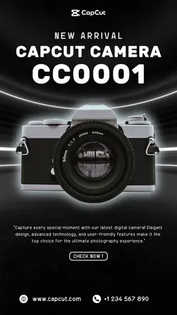 Electronics Camera Display Instagram Story Black
