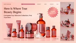 Beauty Care Pink Skincare Promotion Youtube Intro