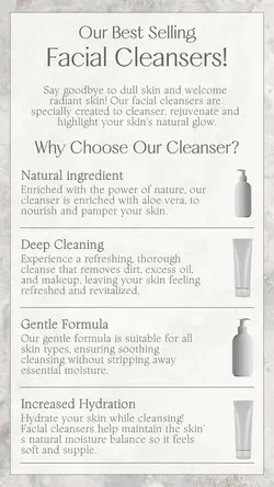 Facial Cleanser Product Display Instagram Story
