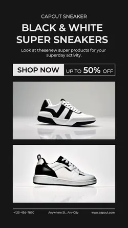 Fashion Sneakers Sale Promotion TikTok