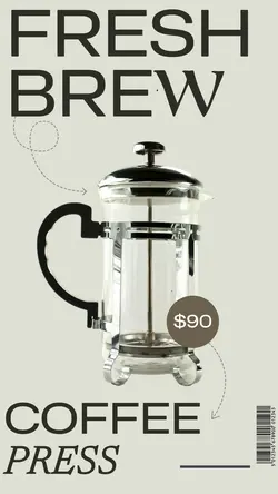 Coffee Press Product Display