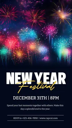 Other Industries New Year Festival Instagram Story