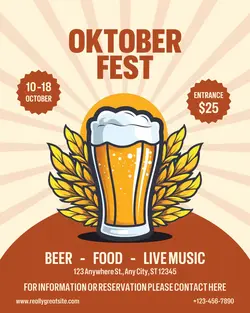 Entertainment Event Oktober Fest Promotion