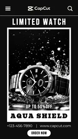 Watch Promotion Product Display TikTok
