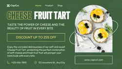 Cheese Fruit Tart Food Promotion Instagram Story