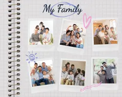 Non-marketing photo collage my family