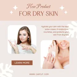 Product Beauty For Dry Skin Instagram Post
