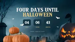 Halloween Countdown Twitter Post