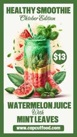 Food Healthy Smoothie Watermelon Instagram Story