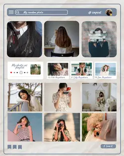 Non-Marketing Personal Sharing Photo Collage Aesthetic Style