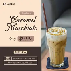 Caramel Mocchiate Promotion Instagram Post