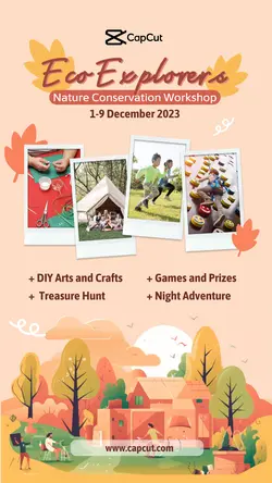 Event Activity Autumn Camp Instagram Story