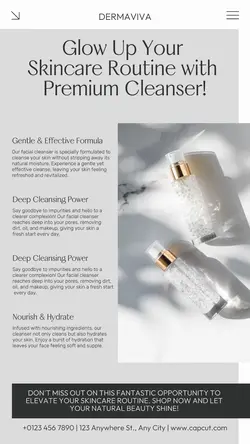 Beauty & Care Facial Cleanser Product Display