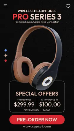 Electronics Wireless Headphones Instagram Story