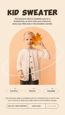 Kid Fashion Sale - Instagram Story