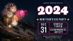New Year's Eve Party Facebook Ad