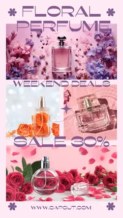 Personal Care Floral Perfume Instagram Story