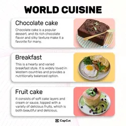 Food Dessert Display E-commerce