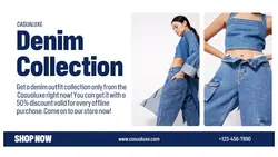 Fashion Denim Collection Promotion