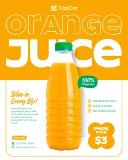 Beverage Orange Juice Promotion Instagram Post