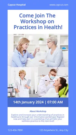 Medical Workshop Instagram Story