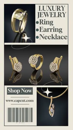 Fashion Luxury Jewelry Display Instagram Story