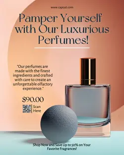 luxury perfume promotion instagram post