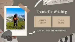 Non Marekting Youtube End Screen Hiking