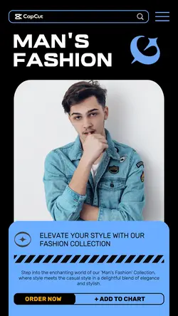 Man Fashion Display Product Instagram S