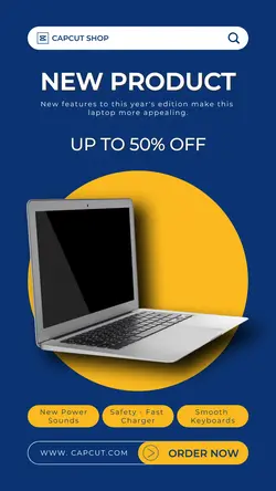 Electronic Laptop Sale Instagram Story
