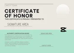 Education campus  Information display Certificate