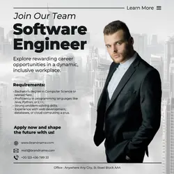 Business Team Recruitment Instagram Post