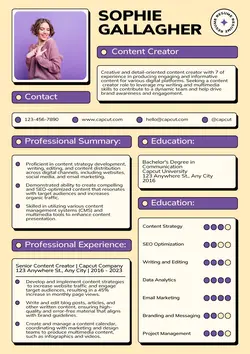 Business Resume Content Creator