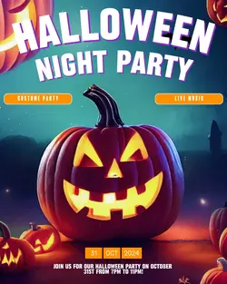 Halloween Party Instagram Post