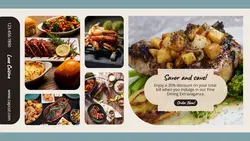 Food promotion twitter post