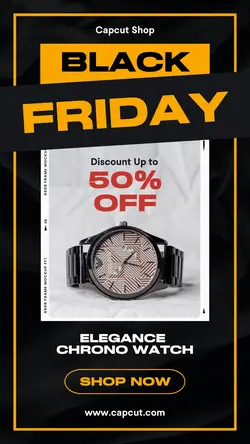 Black Friday Watch Promotion Tiktok Post