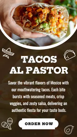 Mexican Restaurant - IG Story Template