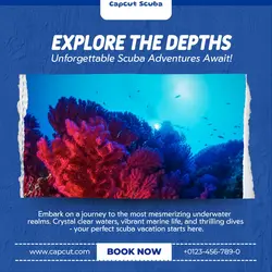 Scuba Diving Travel Industry Promotion Instagram Post